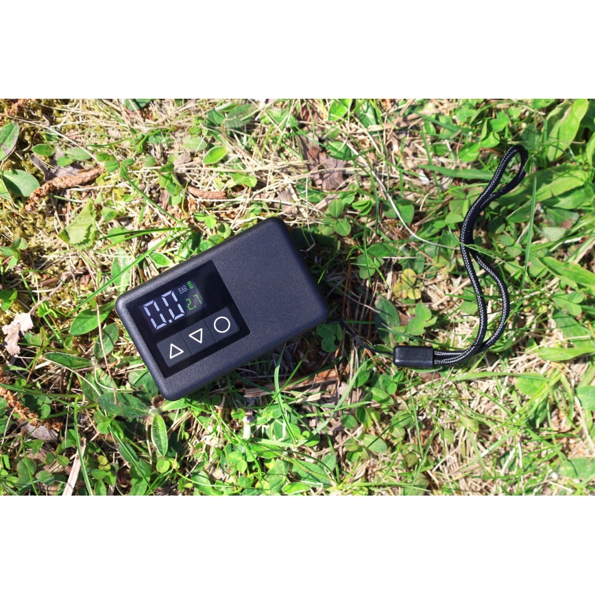 Digitalni džepni kompresor 500 mAh 5V crni