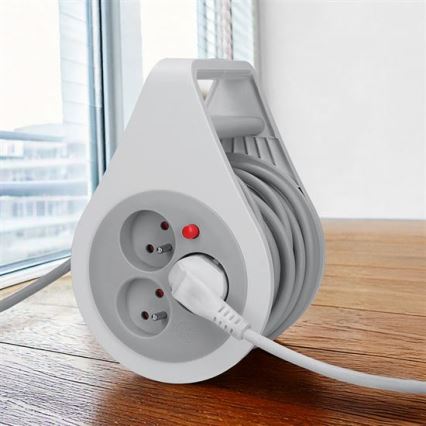 Produžni kabel na bubnju, 3 utičnice, 10 m