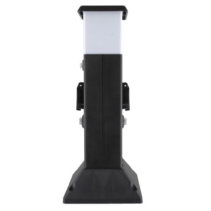 Vanjska lampa s 2 utičnice 1xE14/15W/230V IP44 crna