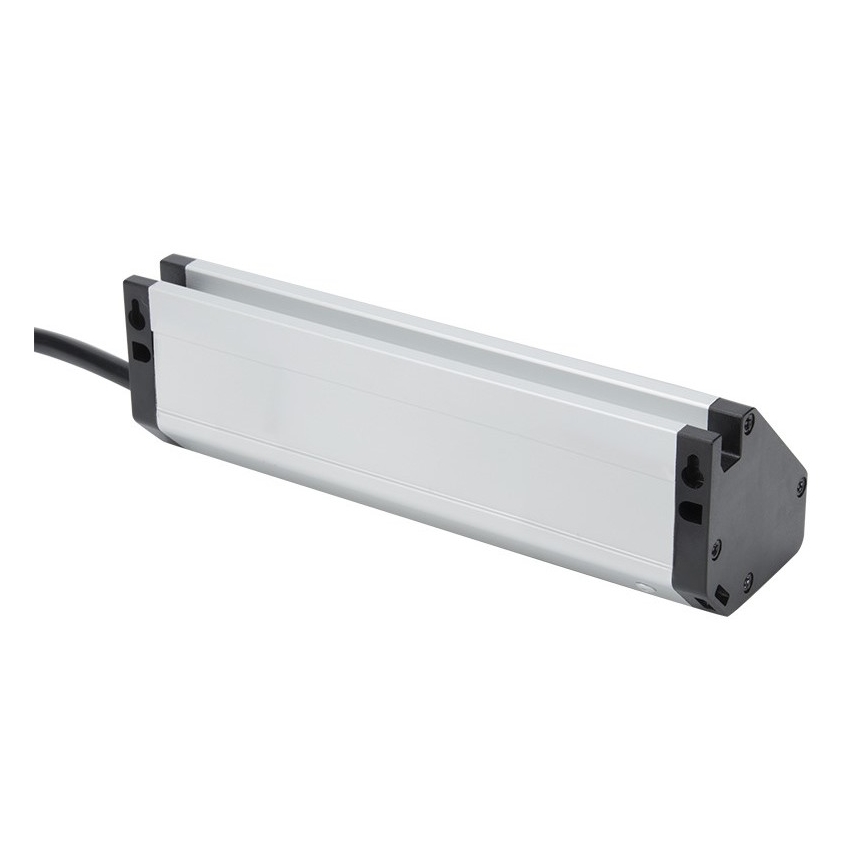 Produžni kabel 3Z + 2xUSB 1,5 m aluminij/crna