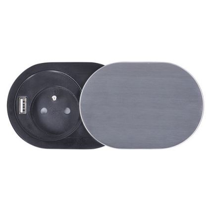 Ugradbena USB utičnica s poklopcem 10A/230V