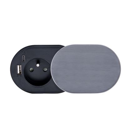 Ugradbena utičnica 1U + USB A+C