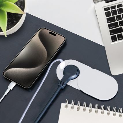 Ugradna utičnica 20W, 1x utičnica + USB A i C, bijela