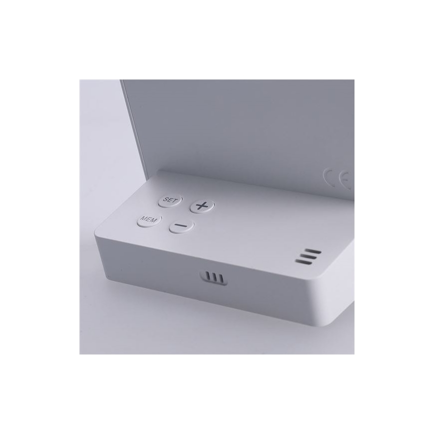 Digitalni termometar 5V/2xAAA + 2xAAA bijela