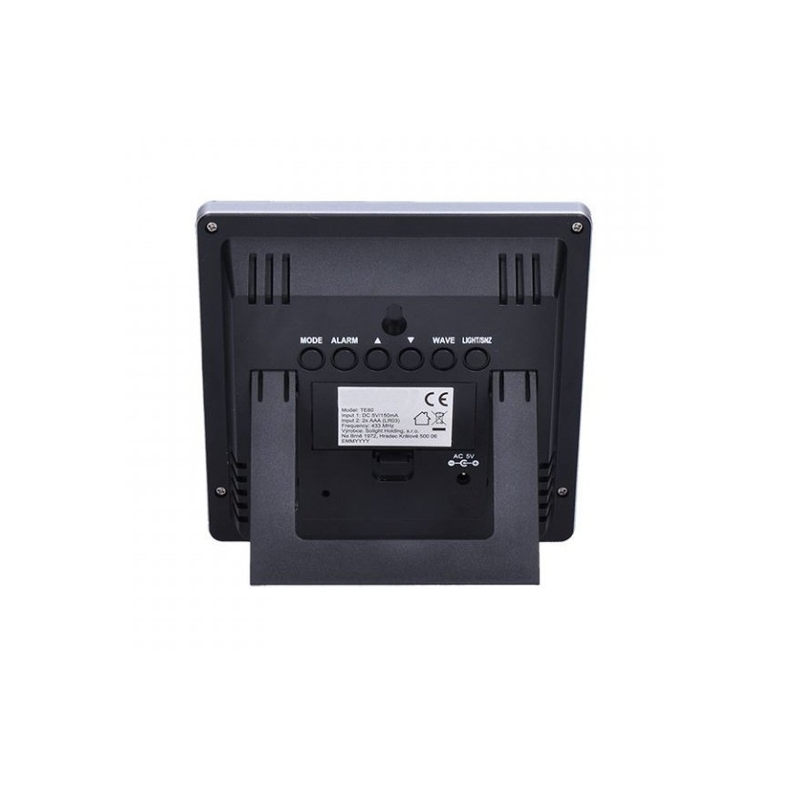 Meteorološka stanica s LCD zaslonom 230V/2xAAA crna