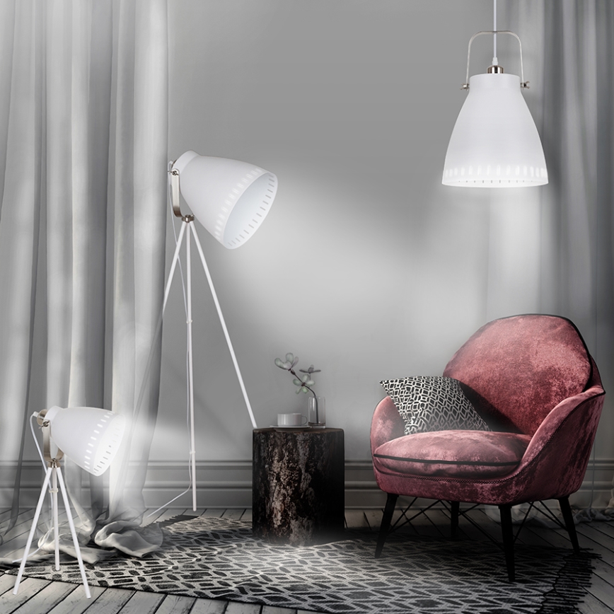 LED Stajaća lampa 1xE27/10W/230V bijela 145 cm