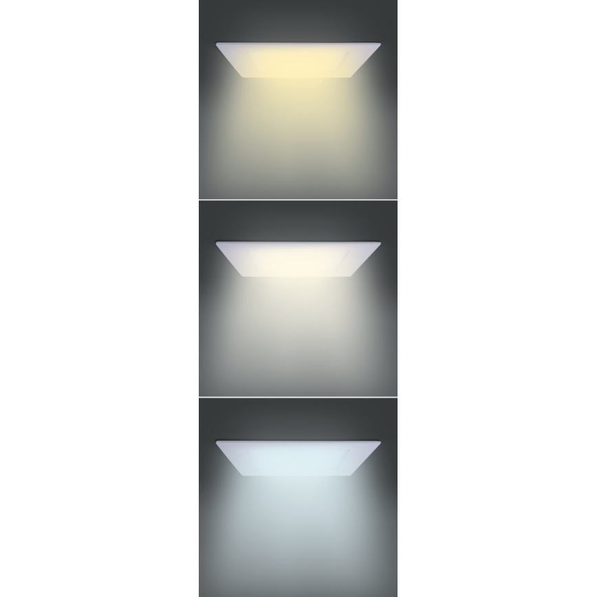 LED ugradna stropna svjetiljka LED/12W/230V 3000/4000/6000K 17x17 cm bijela