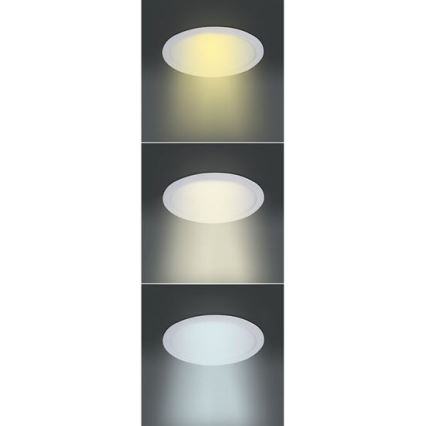 LED panel LED/6W/230V 3000/4000/6000K promjer 12 cm bijela
