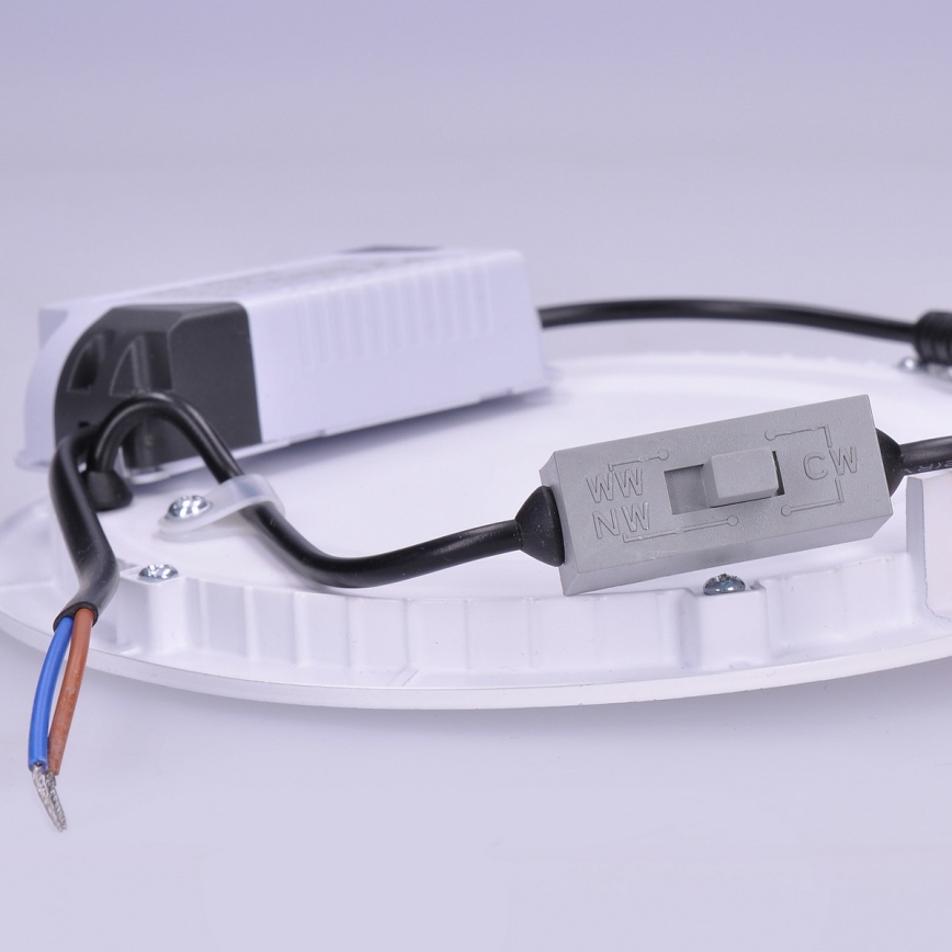 LED panel LED/6W/230V 3000/4000/6000K 12x12 cm bijela