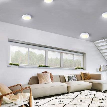 LED stropna svjetiljka LED/12W/230V 3000/4000/6000K prom. 17 cm bijela