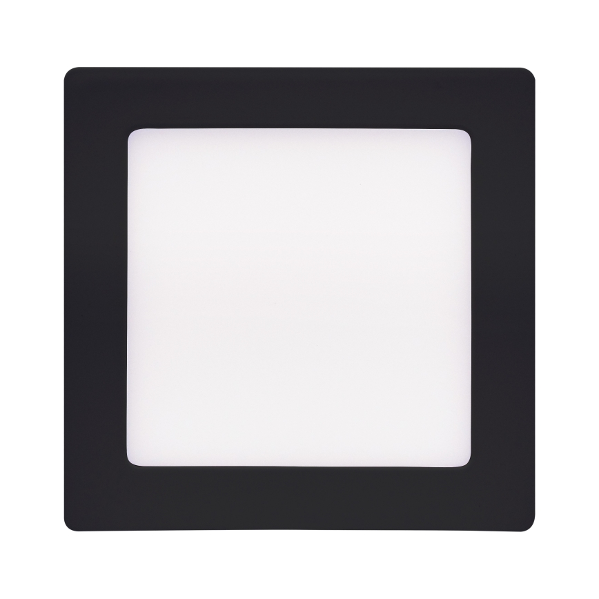 LED Stropna svjetiljka LED/12W/230V 3000/4000/6000K crna uglast