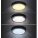 LED Stropna svjetiljka LED/18W/230V 3000/4000/6000K crna okrugli
