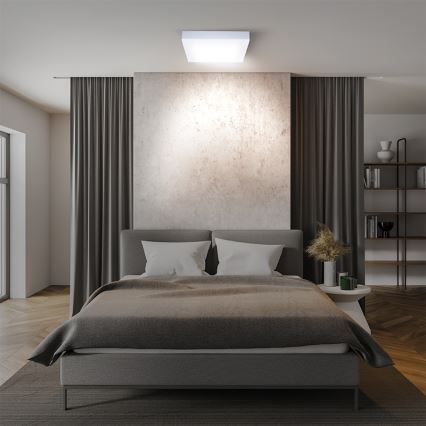 LED stropna svjetiljka LED/18W/230V 3000/4000/6000K 22,5x22,5 cm bijela