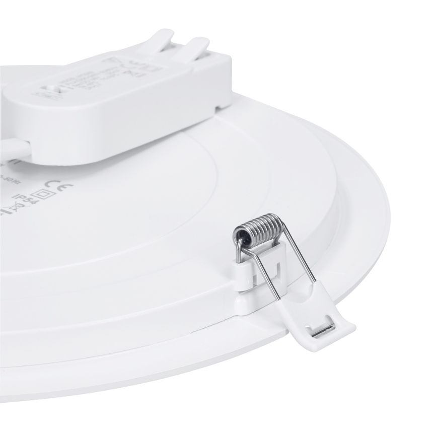 LED panel 2 u 1 (nadgradni/ugradni) LED/12W/230V 3000/4000/6000K Ø17 cm IP54 srebrni