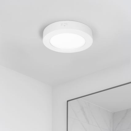 LED panel za površinsku ili ugradbenu montažu 2 u 1 LED/12W/230V 3000/4000/6000K pr.17cm IP54 bijela