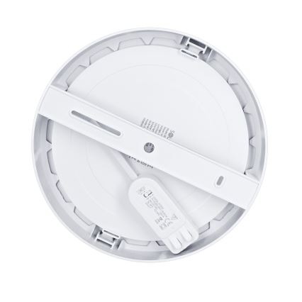 LED panel 2 u 1 za površinsku i ugradbenu montažu 18W/230V 3000/4000/6000K Ø 22,5 cm IP54 srebrni