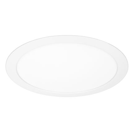 LED površinski/ugradni panel 2 u 1 24W/230V 3000/4000/6000K pr. 30 cm IP54 bijela