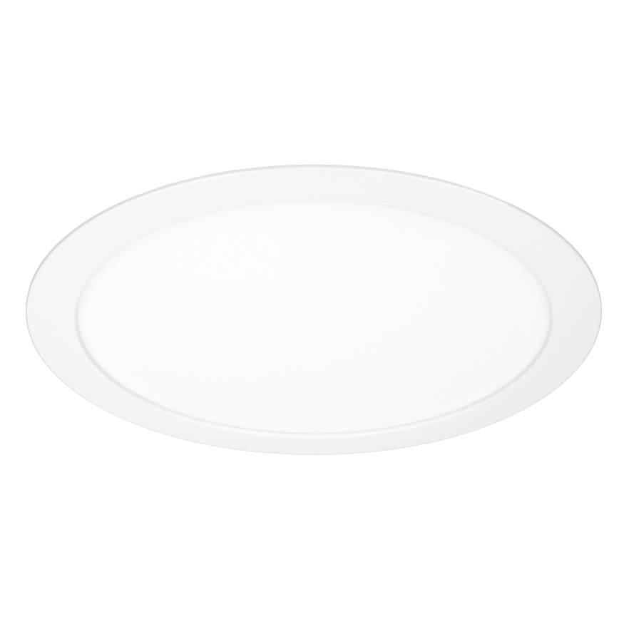 LED površinski/ugradni panel 2 u 1 24W/230V 3000/4000/6000K pr. 30 cm IP54 bijela