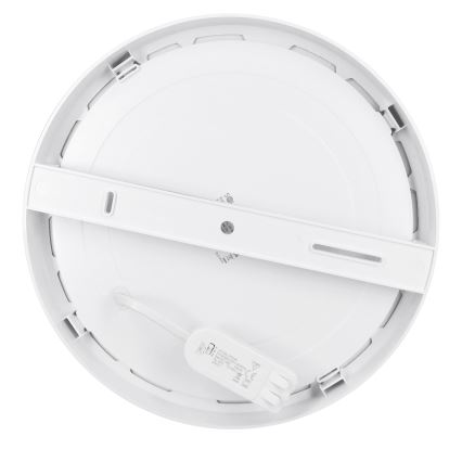 LED površinski/ugradni panel 2 u 1 24W/230V 3000/4000/6000K pr. 30 cm IP54 bijela