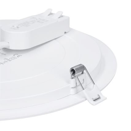 LED površinski/ugradni panel 2 u 1 24W/230V 3000/4000/6000K pr. 30 cm IP54 bijela