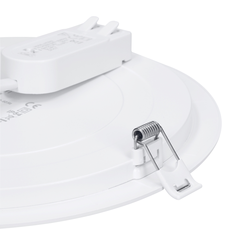 LED površinski/ugradni panel 2 u 1 24W/230V 3000/4000/6000K pr. 30 cm IP54 bijela