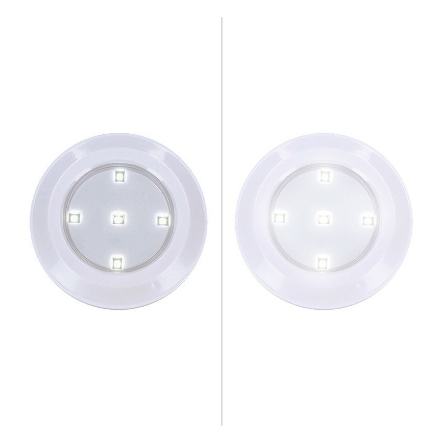 SET 3x LED Prigušiva svjetiljka s daljinskim upravljačem LED/3xAAA