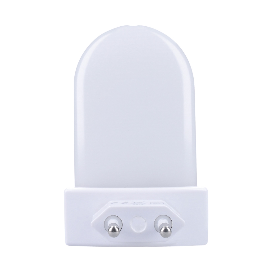 LED RGB Orijentacijska svjetiljka sa senzorom dana/noći za utičnicu LED/0,5W/230V