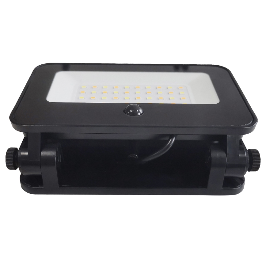 LED solarni reflektor s mogućnošću prigušivanja, senzorom pokreta i sumraka LED/6W/3,7V 2200 mAh 3000/4000/6500K IP65
