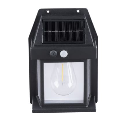 LED solarna lanterna s mogućnošću prigušivanja i senzorom LED/3,7V IP44 1200 mAh
