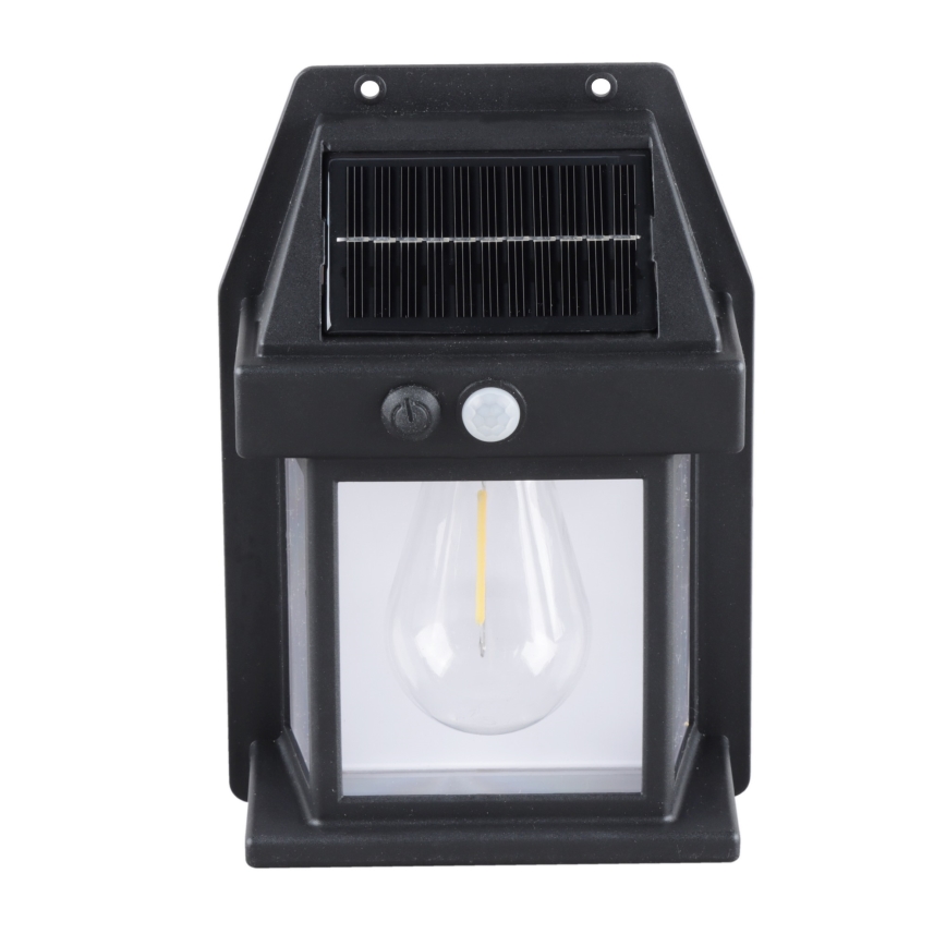 LED solarna lanterna s mogućnošću prigušivanja i senzorom LED/3,7V IP44 1200 mAh