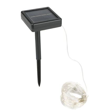 LED solarni dekorativni lanac, 3,7 V, 800 mAh, 22 m