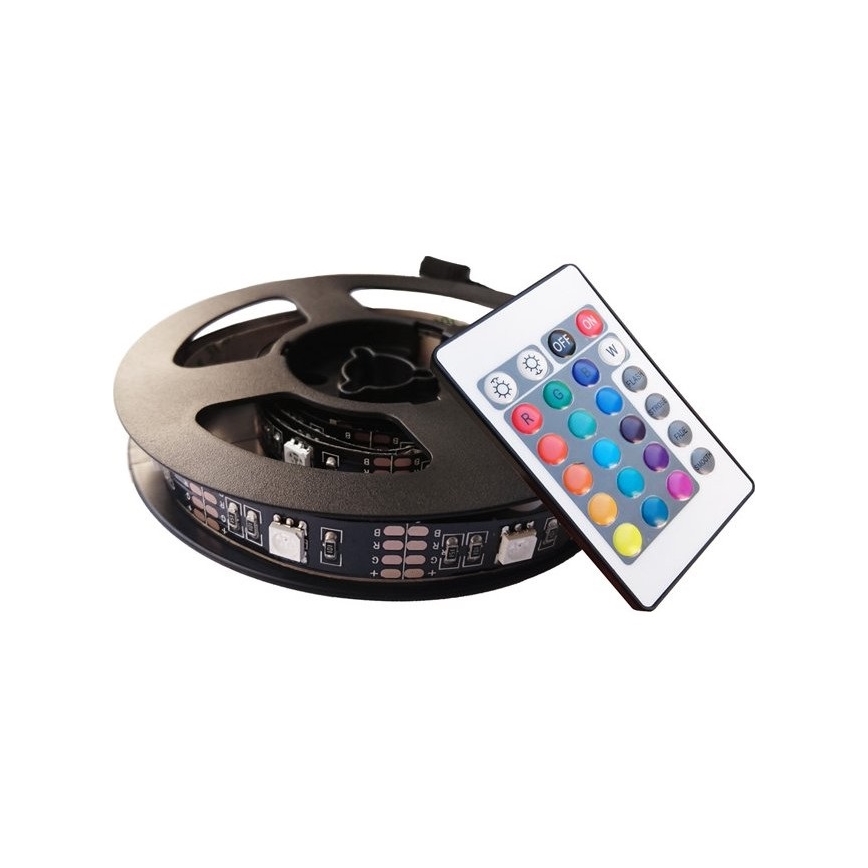 SET 2x LED RGB Traka za TV s daljinskim upravljačem IP65 LED/USB 50cm