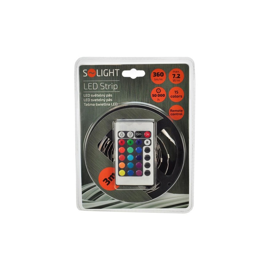 LED traka s daljinskim upravljačem 7,2W/12V 3m