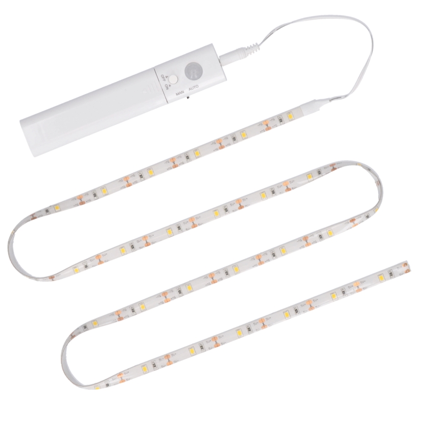LED traka sa senzorom 4xAAA 3000K 1m