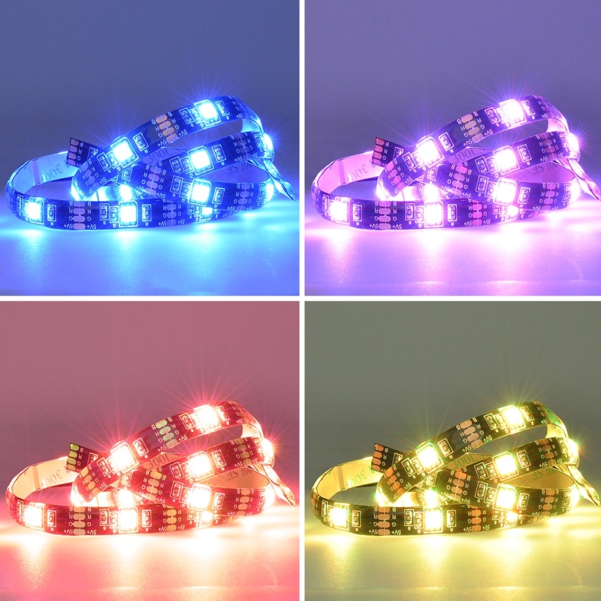 LED RGB Prigušiva traka za TV LED/6W/5V Wi-Fi Tuya + daljinski upravljač