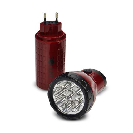 LED Punjiva baterijska svjetiljka 9xLED/4V 800mAh plug-in