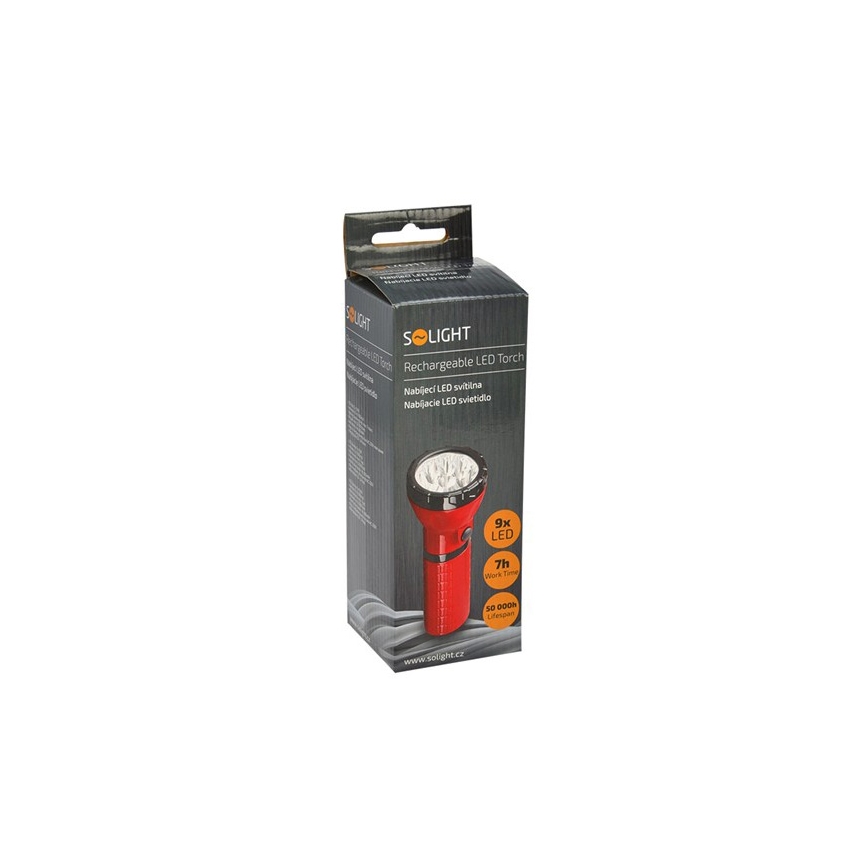 LED Punjiva baterijska svjetiljka 9xLED/4V 800mAh plug-in