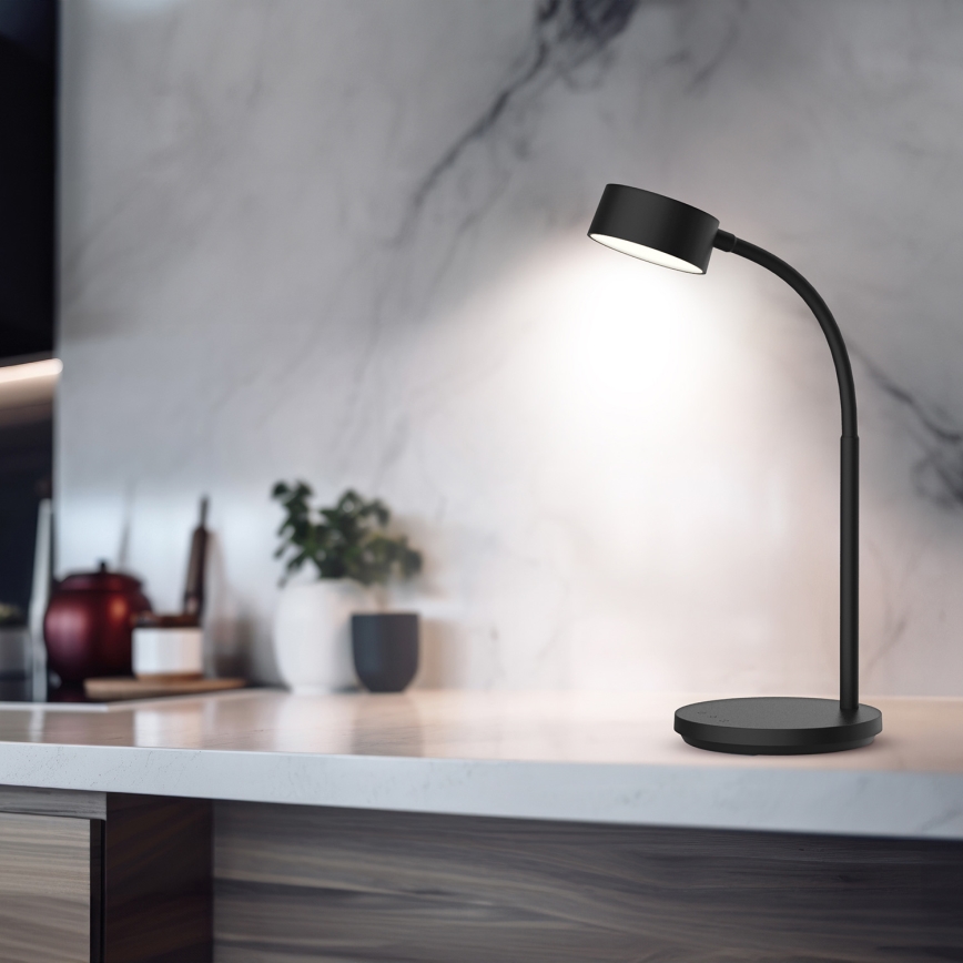 LED Prigušiva stolna lampa na dodir LED/4,5W/5V 3000/4000/6500K crna