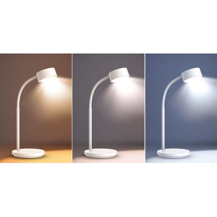 LED Prigušiva stolna lampa na dodir LED/4,5W/5V 3000/4000/6500K bijela