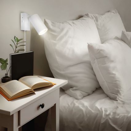 Zidna svjetiljka CELE 1xGU10/30W/230V bijela