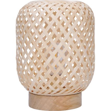 LED Dekorativna stolna lampa BOHO LED/2xAAA ratan