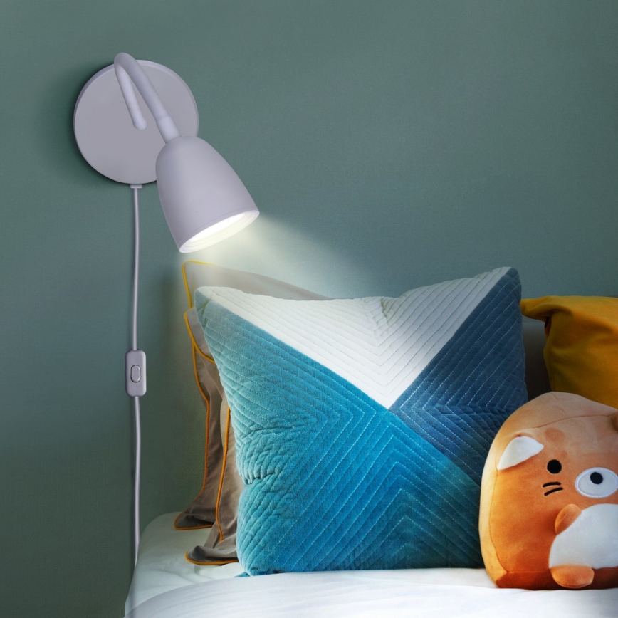 LED Prigušiva zidna lampica LED/4W/230V