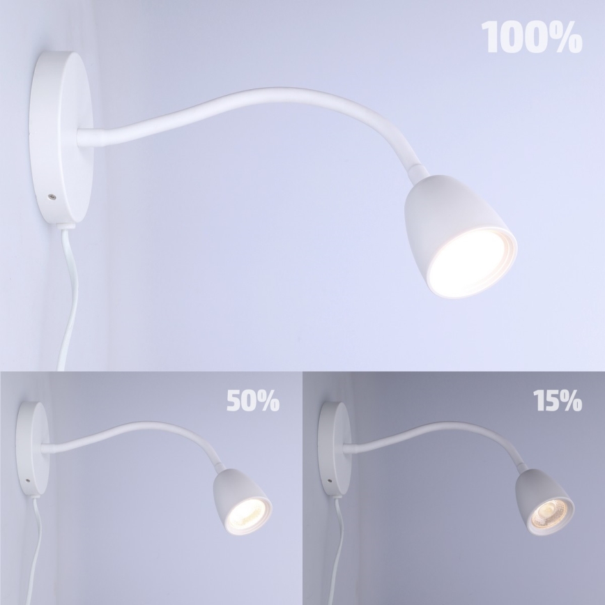 LED Prigušiva zidna lampica LED/4W/230V