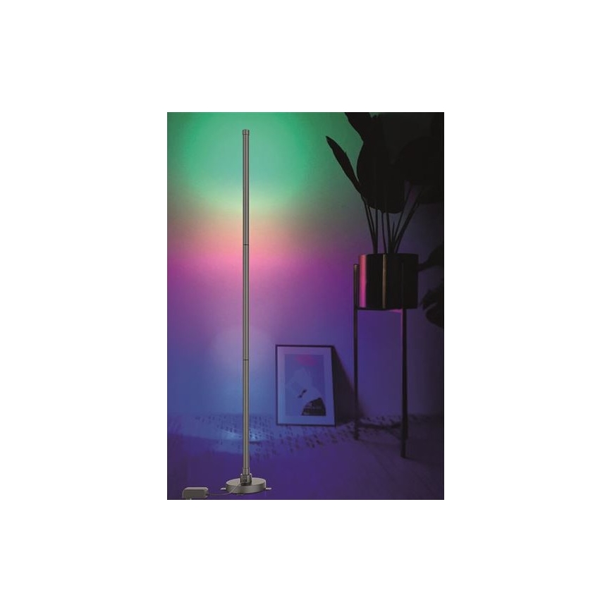LED RGB podna lampa RAINBOW s podesivom svjetlinom LED/18W/230V Wi-Fi Tuya + daljinski upravljač