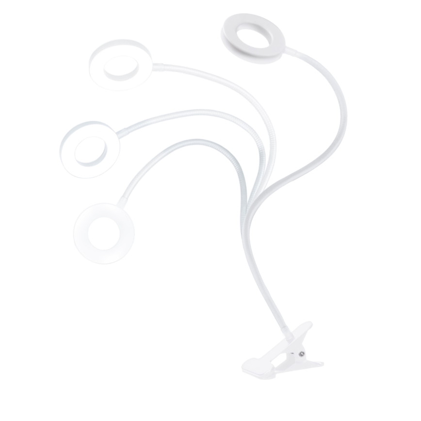 LED stolna lampa s mogućnošću prigušivanja i stezaljkom LED/8W/230V 3000/4000/5000K bijela