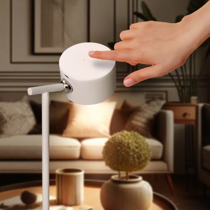 LED Prigušiva dodirna punjiva lampa 3u1 LED/4W/2000 mAh 3000/4000/6500K bijela