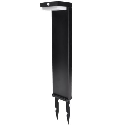 LED Solarna lampa sa senzorom za pokret i dan/noć PALERMO LED/5W/2000 mAh IP54 crna