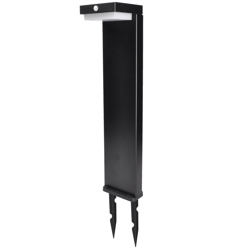LED Solarna lampa sa senzorom za pokret i dan/noć PALERMO LED/5W/2000 mAh IP54 crna