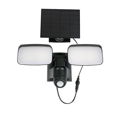 LED solarni reflektor s senzorom LED/9W/3,7V 3600 mAh IP54