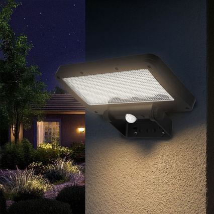 LED solarni reflektor sa senzorom LED/5W/3,7V 1500 mAh IP54